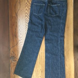 Never worn, Rare Vintage Gucci jeans with heart cut out over pocket